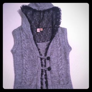 Lace Vest.